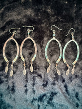 Load image into Gallery viewer, Skye Turquoise Feather Earrings
