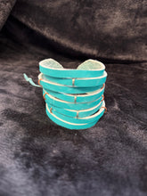 Load image into Gallery viewer, Sasha Genuine Leather Shredded Cuffs
