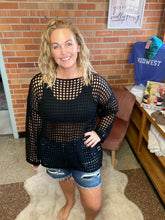 Load image into Gallery viewer, These Days Crochet Top/Swimsuit Coverup
