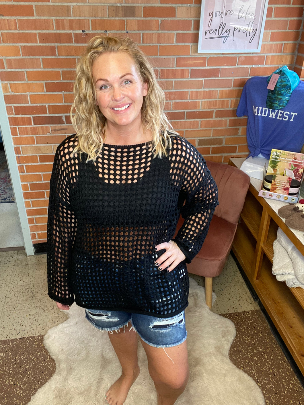 These Days Crochet Top/Swimsuit Coverup