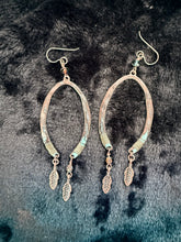 Load image into Gallery viewer, Skye Turquoise Feather Earrings
