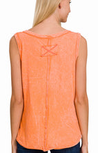 Load image into Gallery viewer, Cheating Heart Neon Coral Tank
