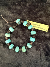 Load image into Gallery viewer, Knotted Leather &amp; Gemstone Bracelets
