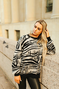 Wild West Oversized Sweater