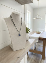 Load image into Gallery viewer, Evelynn Teardrop Leather Necklace
