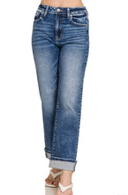 Load image into Gallery viewer, Zenana Dark Wash Straight Cut Jeans
