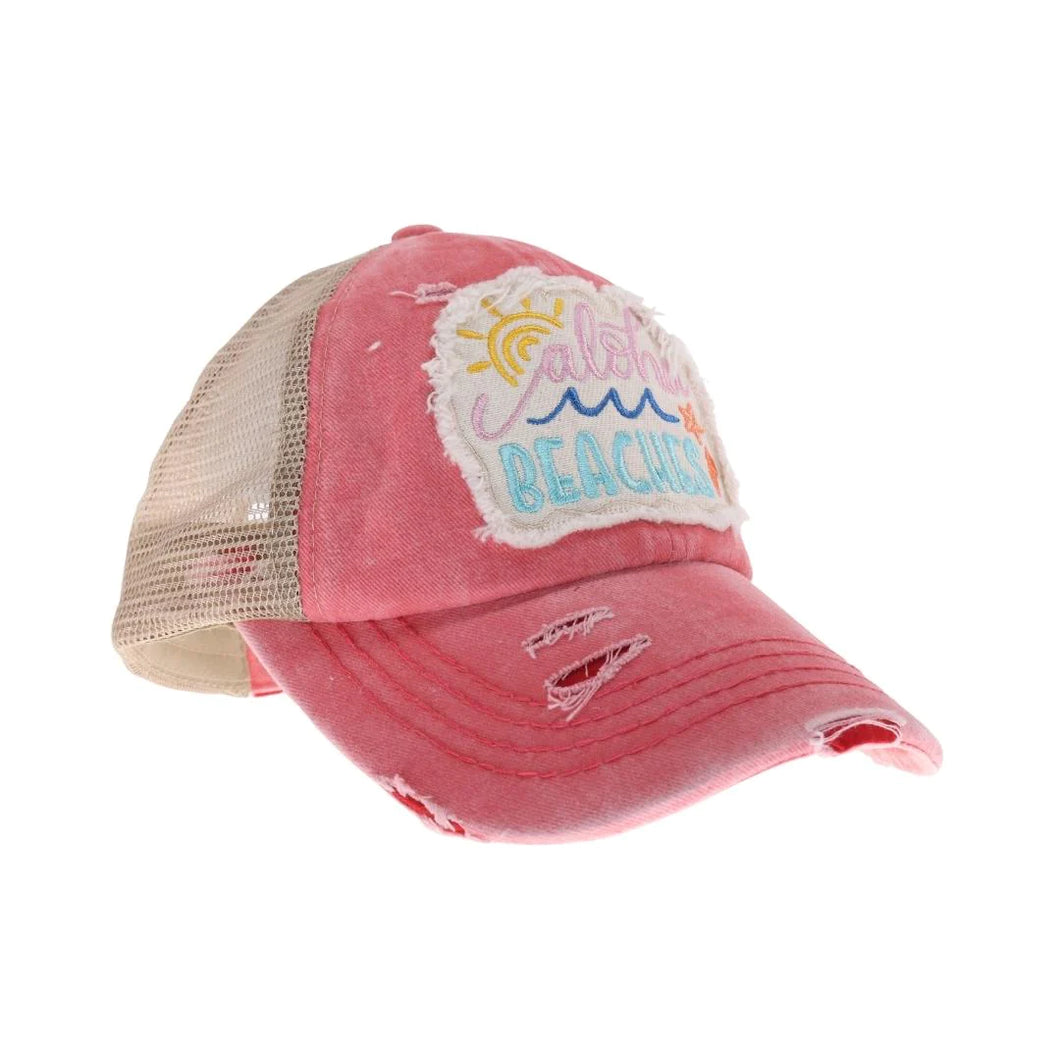 C.C. Brand Aloha Beaches Patch Cap