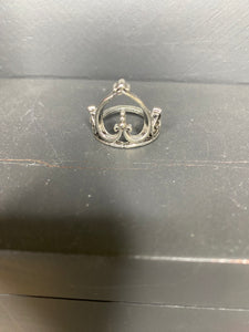 Boho Silver Heart Ring