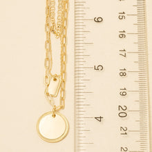 Load image into Gallery viewer, Layered Gold Pendant Necklace Set
