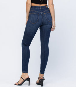 Judy Blue Dark Wash Non-Distressed Jeggings