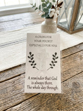 Load image into Gallery viewer, Always There Pocket Cross
