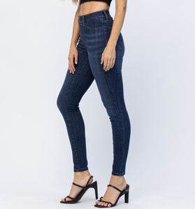 Judy Blue Dark Wash Non-Distressed Jeggings