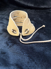 Load image into Gallery viewer, Sasha Genuine Leather Shredded Cuffs
