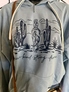 Mean, Kind, Strong, Divine Hoodie