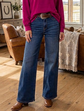 Load image into Gallery viewer, Zenana Dark Wash Wide Leg Jeans
