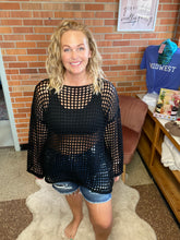 Load image into Gallery viewer, These Days Crochet Top/Swimsuit Coverup
