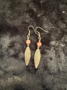 Vera Feather Bead Earrings