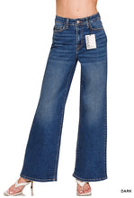 Load image into Gallery viewer, Zenana Dark Wash Wide Leg Jeans
