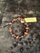 Load image into Gallery viewer, Knotted Leather &amp; Gemstone Bracelets
