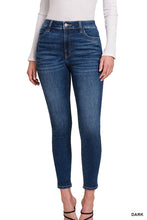 Load image into Gallery viewer, Zenana Dark Wash Skinny Jeggings
