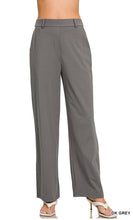 Load image into Gallery viewer, Black Tie Affair Grey Dress Pants
