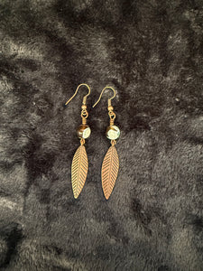 Vera Feather Bead Earrings