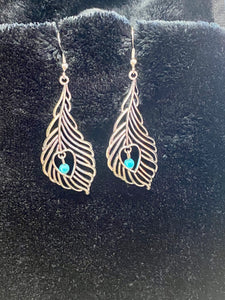 Miley Turquoise Silver Earrings