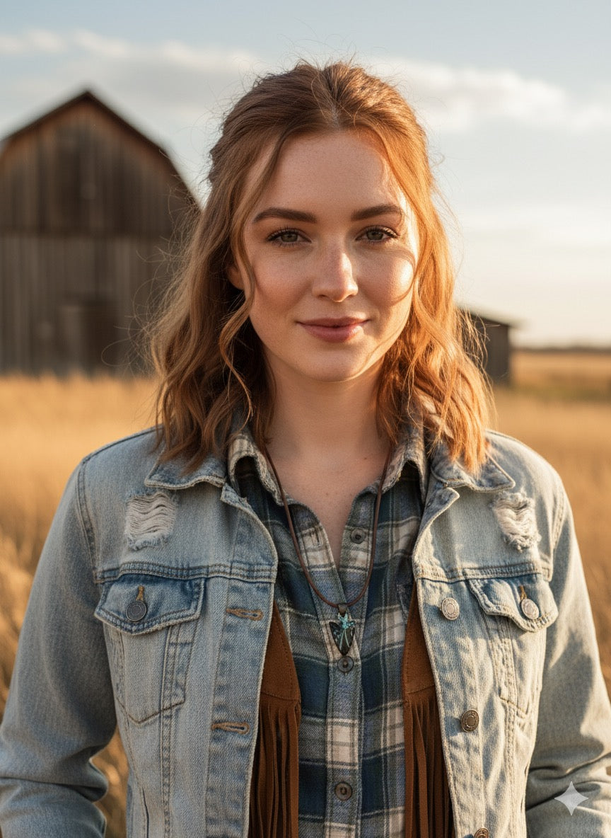 Savanah Genuine Leather Necklace