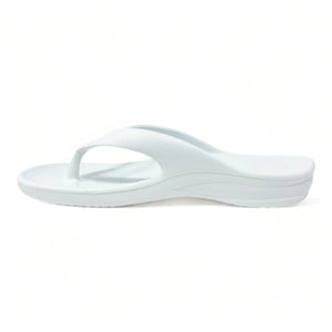 DAWGS Women's White Flip Flops