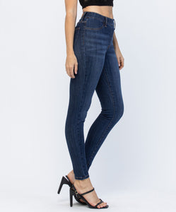 Judy Blue Dark Wash Non-Distressed Jeggings