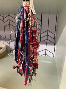 Ragtime Charm Dangle Keychain/Purse Tassel