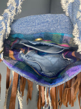 Load image into Gallery viewer, LLO&#39;riginals PECOS Denim &amp; Leather Bag
