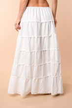 Load image into Gallery viewer, Lady May White Maxi Skirt
