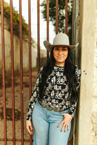 Dusk Desert Western Top