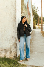 Load image into Gallery viewer, Y&#39;all Fly Black Puffer Jacket
