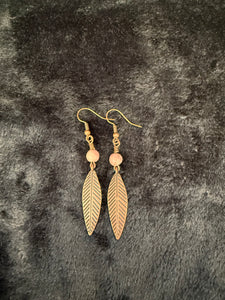 Vera Feather Bead Earrings
