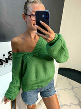 Load image into Gallery viewer, Back Up Plan Green Sweater
