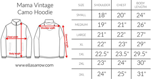 Mama Vintage Camo Hoodie