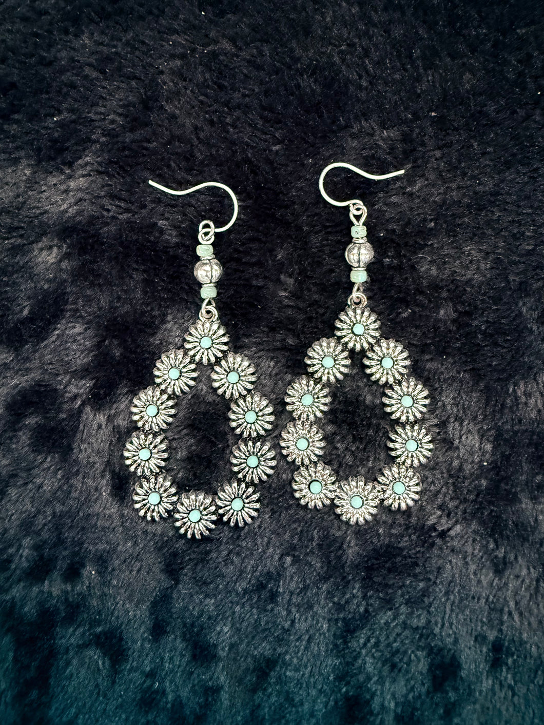 Shiloh Flower Teardrop Earrings