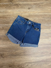 Load image into Gallery viewer, Lucky &amp; Blessed Dark Wash Jean Shorts
