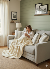 Load image into Gallery viewer, Rose Cuddles Yellow Minky Blanket
