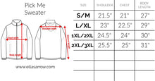Load image into Gallery viewer, Pick Me Black Sweater
