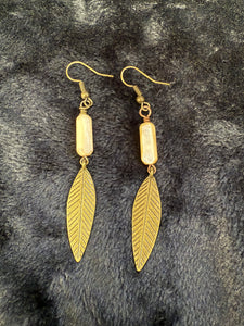 Trinity Feather Earrings