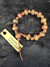 Load image into Gallery viewer, Knotted Leather &amp; Gemstone Bracelets
