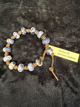 Load image into Gallery viewer, Knotted Leather &amp; Gemstone Bracelets
