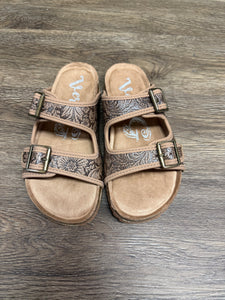 Very G Chocolate Brown Lainey Sandals