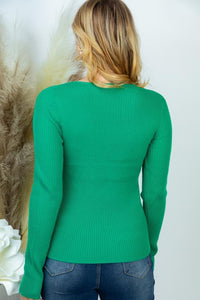 Every Day Kelly Green Top