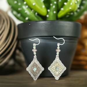 Abby Silver Diamond Earrings