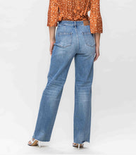 Load image into Gallery viewer, Judy Blue Raw Hem Wide Leg Jeans
