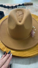 Load and play video in Gallery viewer, Prairie Rose Kids Custom Burned Hat
